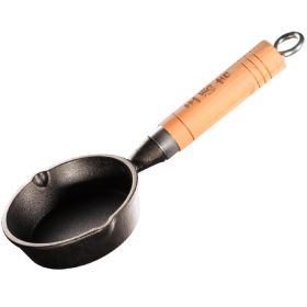 WANGYUANJI 4.3"Melting Pot Cast Iron Sauce Pan, Cast Iron Cookware, Melting Pot Perfect for Heating milk, Water and oil, Meltingchocolate, butter