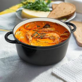 KI02019 Dutch Oven (Option: BK-1PC-24cm)